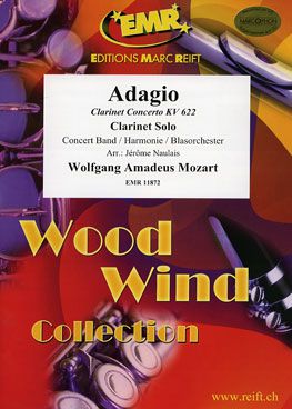 couverture Adagio Clarinet Solo Marc Reift