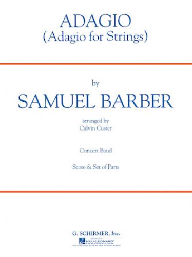 couverture Adagio For Strings Schirmer