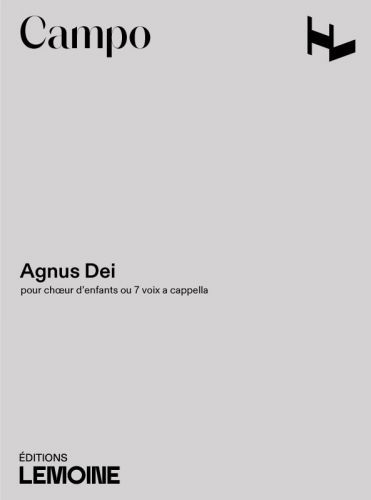 couverture Agnus Dei Editions Henry Lemoine