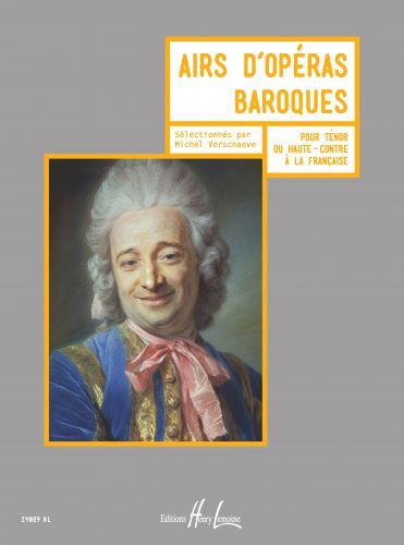 couverture Airs d'opras baroques Editions Henry Lemoine