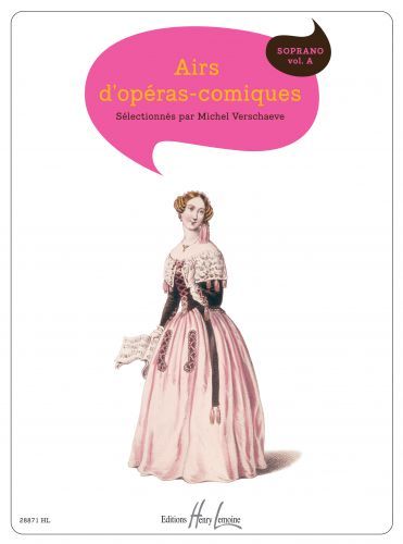 couverture Airs d'opéras comiques Vol.A Editions Henry Lemoine