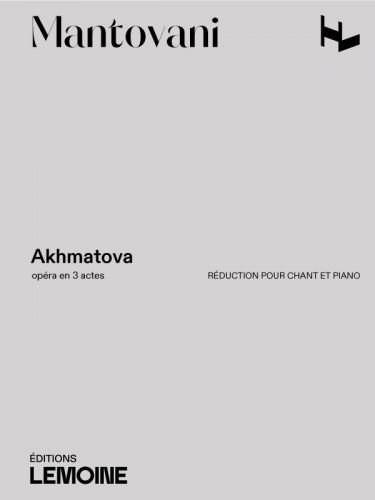 couverture Akhmatova Editions Henry Lemoine