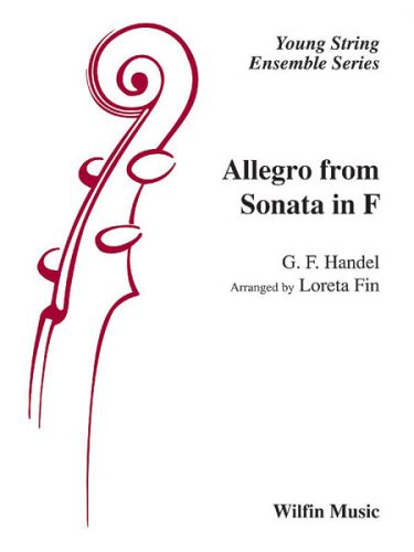 couverture Allegro from Sonata in F ALFRED