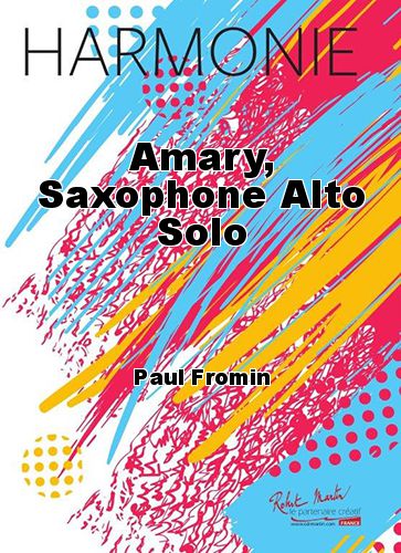 couverture Amary, Saxophone Alto Solo Robert Martin