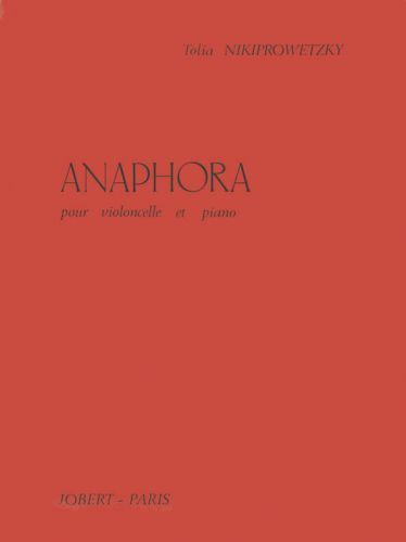 couverture Anaphora Jobert