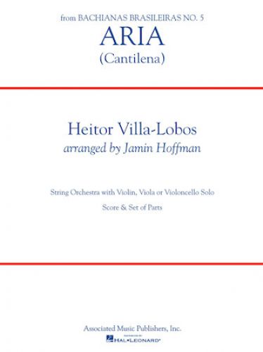 couverture Aria (Cantilena from Bachianas Brasileiras No. 5) G. Schirmer