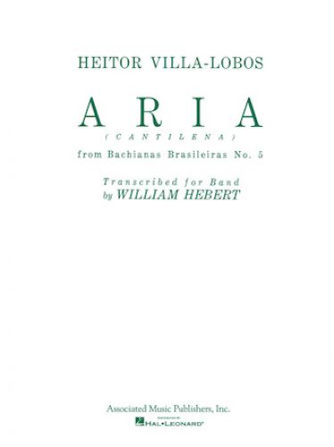 couverture Aria (cantilena) from Bachianas Brasilieras No. 5 Schirmer