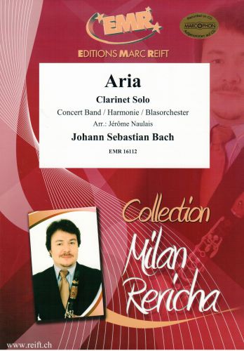couverture Aria Clarinet Solo Marc Reift