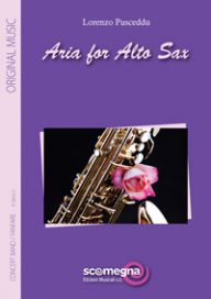 couverture Aria For Alto Saxophone Scomegna