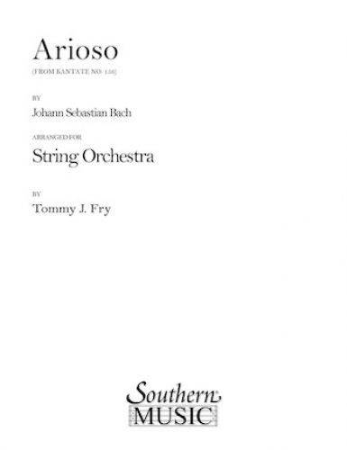 couverture Arioso Cantata 156 Southern Music Company