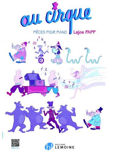 couverture Au Cirque Editions Henry Lemoine