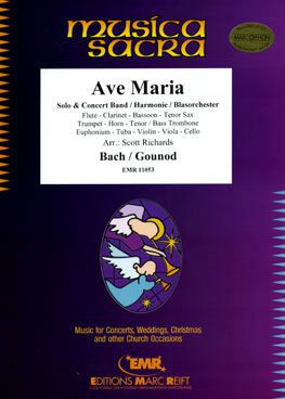 couverture Ave Maria avec instruement SOLO Marc Reift