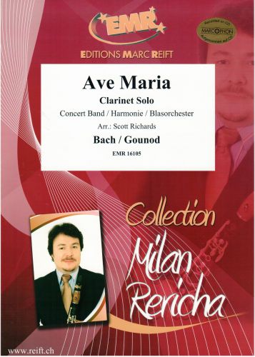 couverture Ave Maria Clarinet Solo Marc Reift
