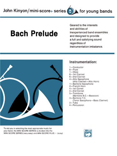 couverture Bach Prelude ALFRED