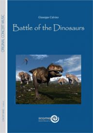 couverture BATTLE OF THE DINOSAURS Scomegna