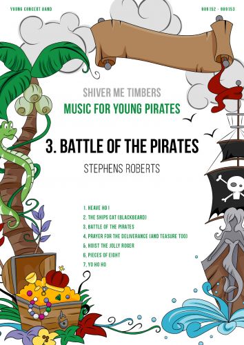 couverture Battle of the pirates  music for young pirates Difem