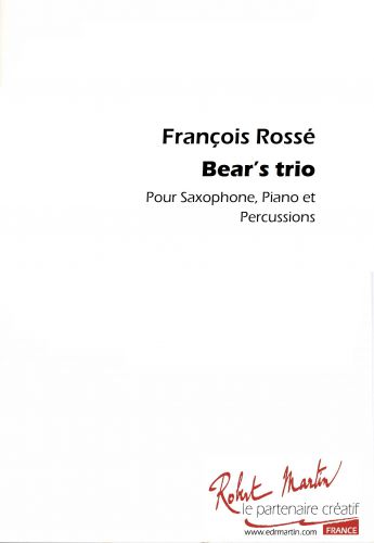 couverture Bear's trio Editions Robert Martin
