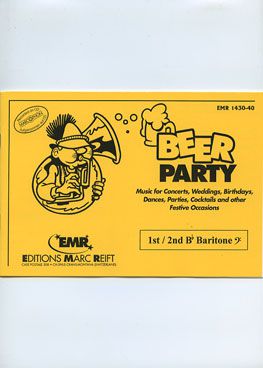 couverture Beer Party (1st/2nd Bb Baritone BC) Marc Reift
