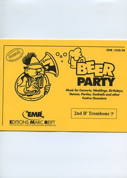 couverture Beer Party (2nd Bb Trombone BC) Marc Reift