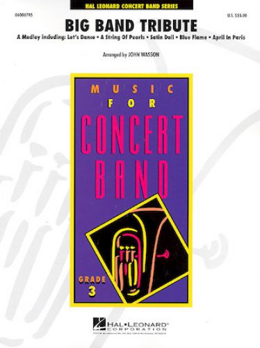 couverture Big Band Tribute Hal Leonard