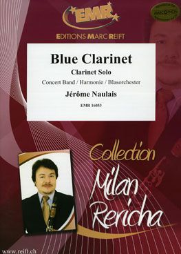 couverture Blue Clarinet Clarinet Solo Marc Reift
