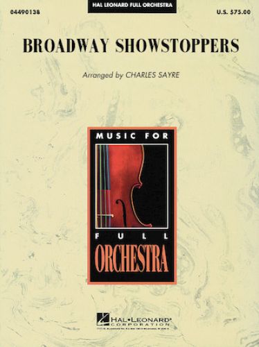 couverture Broadway Showstoppers Hal Leonard
