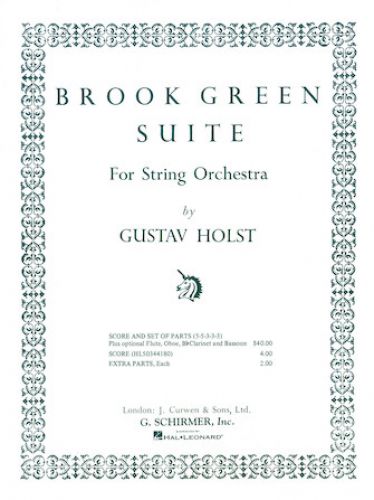 couverture Brook Green Suite G. Schirmer