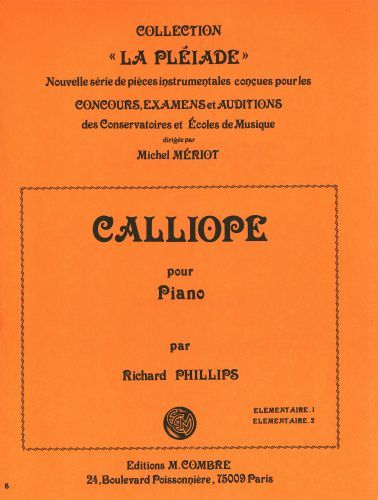 couverture Calliope Combre