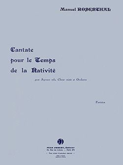 couverture Cantate pour le temps de la Nativité Jobert