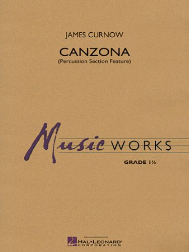 couverture Canzona (Percussion Section Feature) Hal Leonard