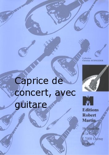 couverture Caprice de Concert, Avec Guitare Robert Martin