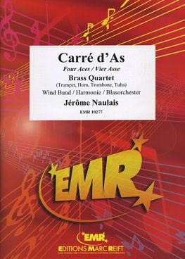 couverture Carre d'As (Four Aces) (Brass Quartet Solo) Marc Reift