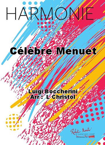 couverture Clbre Menuet Martin Musique
