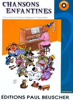 couverture Chansons enfantines - 16 titres Paul Beuscher