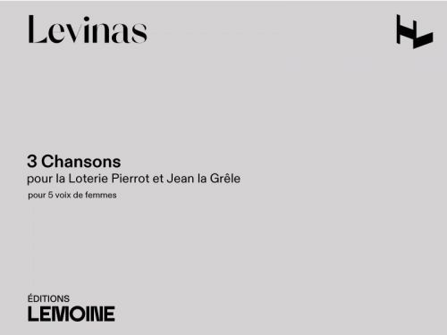 couverture Chansons pour la Loterie Pierrot et Jean Lagr�le Editions Henry Lemoine