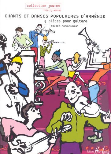 couverture Chants et danses populaires d'Armnie Editions Henry Lemoine