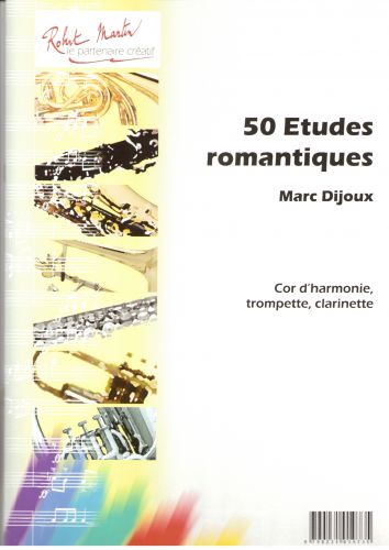 couverture Cinquante tudes Romantiques Robert Martin