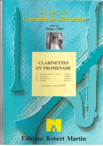 couverture Clarinettes En Promenade, 4 Clarinettes Robert Martin