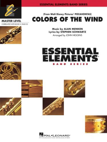 couverture Colors of the Wind Hal Leonard