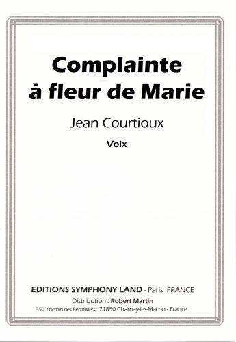 couverture Complainte a Fleur de Marie Symphony Land