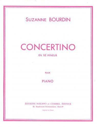couverture Concertino en R� min. Combre