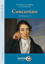 couverture Concertino For Clarinet Scomegna