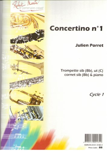 couverture Concertino N°1, Sib ou Ut Robert Martin