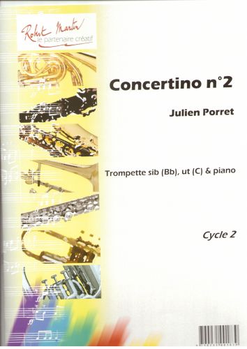 couverture Concertino N°2, Sib ou Ut Robert Martin