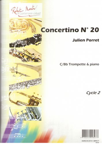 couverture Concertino N°20, Sib ou Ut Robert Martin