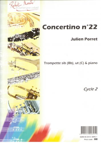couverture Concertino N°22, Sib ou Ut Robert Martin