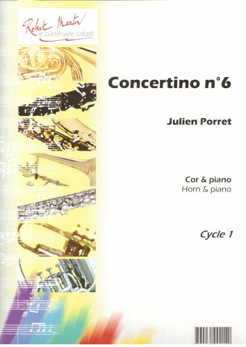 couverture Concertino N°6, Fa ou Mib Robert Martin