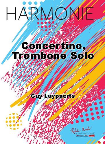 couverture Concertino, Trombone Solo Robert Martin