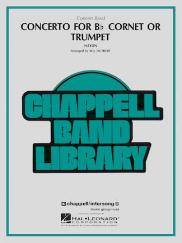 couverture Concerto for Bb Cornet or Trumpet Hal Leonard