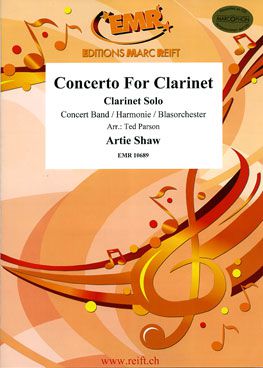 couverture Concerto For Clarinet (Clarinet Solo) Marc Reift